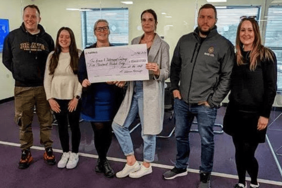 Charity donation to the BADCo Charity