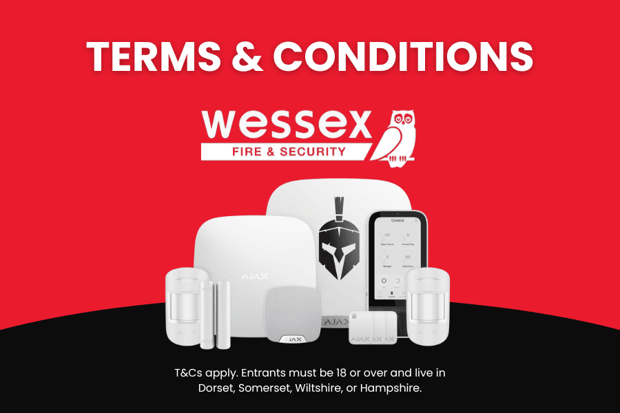 Ajax Security System Social Media Competition T&Cs
